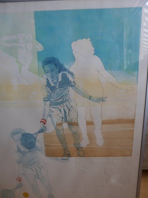 Leentje Linders - Ets en Blinddruk, Ad van Tage- Ingelijst kopen? Bied vanaf 35!