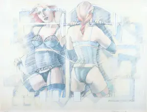 Marlies Vonk - Litho, Stella - Ingelijst kopen? Bied vanaf 1!