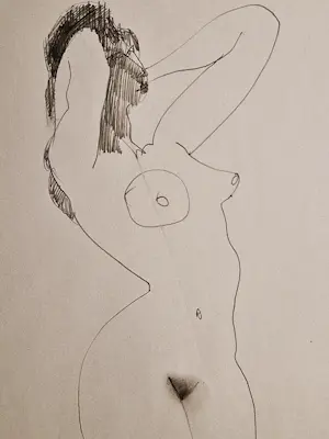 Theo Beerendonk - Jaren 60 potlood/houtskool tekening "elegant vrouwelijk naakt" gesigneerd kaufen? Bieten Sie von 62!