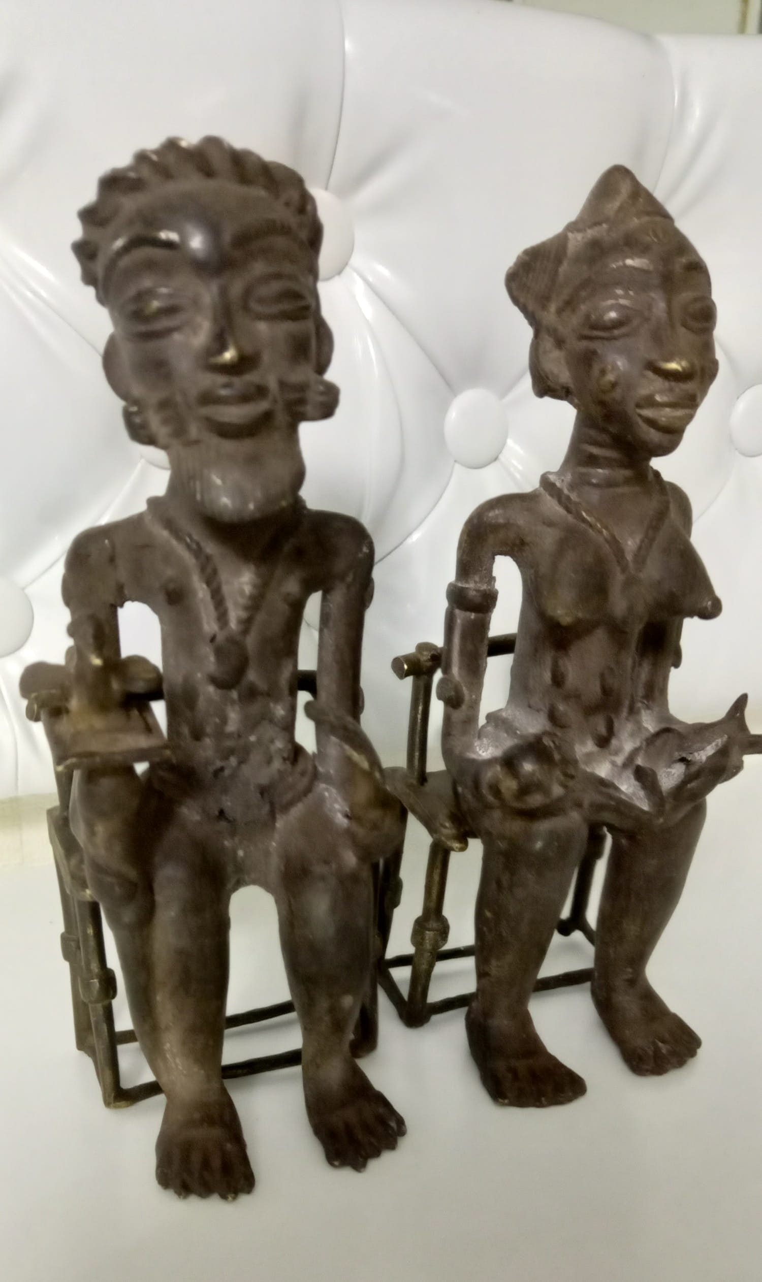 Benin - Ifé koninkelijk paar verkocht voor € 140!