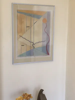 Lou Loeber - Abstracte compositie kopen? Bied vanaf 180!