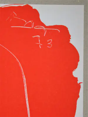 Robert Motherwell - Driekleur - 1973 - Originele lithografie gesigneerd kopen? Bied vanaf 120!