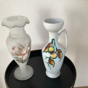 Vest Keramiek Gouda - Gouda Holland en Bristol glas 2 x vazen kopen? Bied vanaf 1!