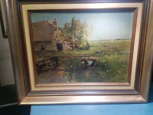 Aris Knikker - Schilderij- Olieverf- Doek verkocht voor € 100!