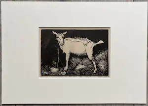 Jan Mankes - Originele Heliogravure Geit 1923 kopen? Bied vanaf 125!