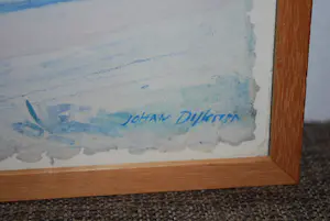 Johan Dijkstra - lot van 2: houtsnede Concours Hippique & ingelijste litho kerk te Noordbroek kopen? Bied vanaf 60!