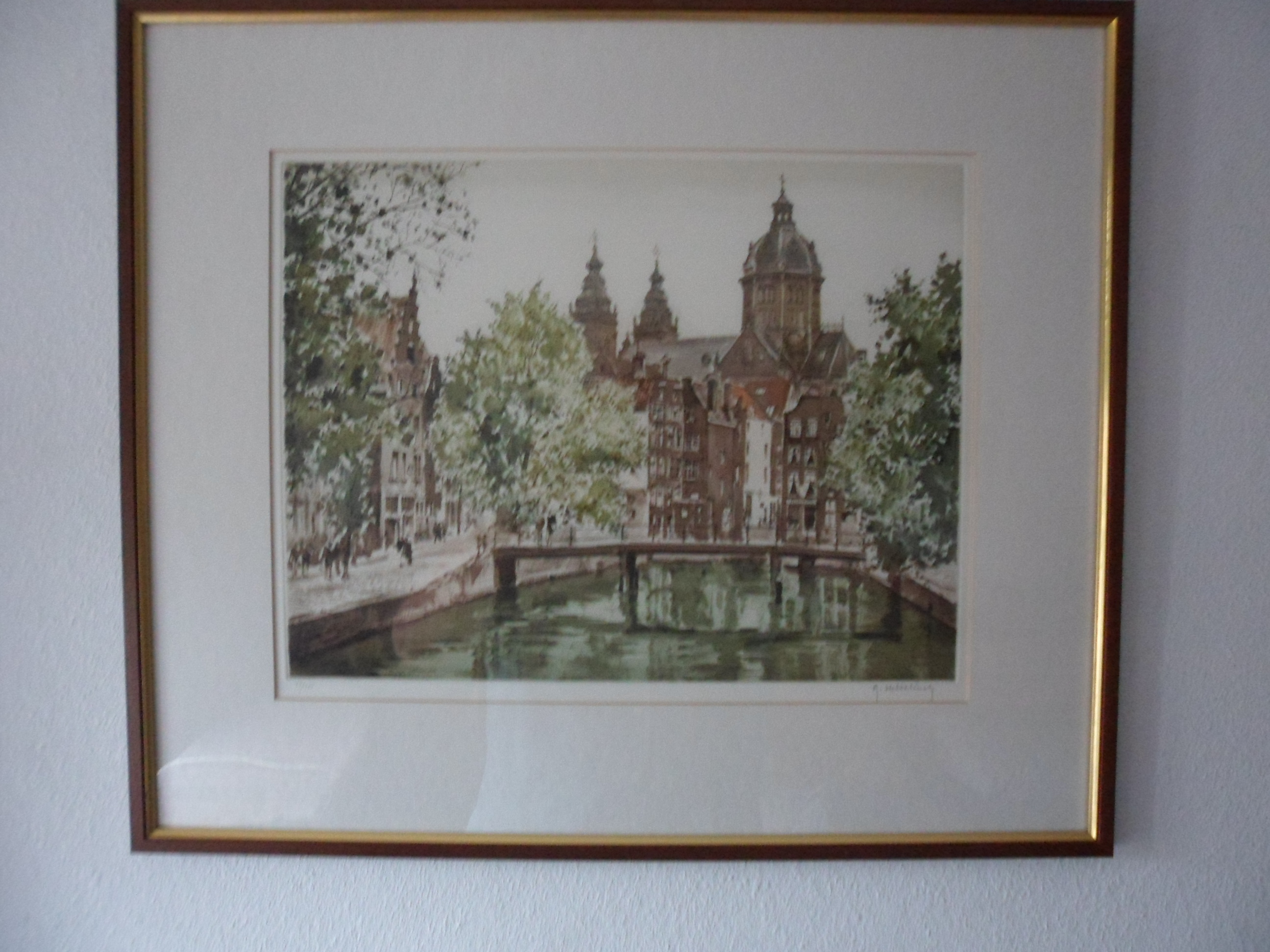 Roger Hebbelinck - Kleurenets van een stads gezicht, Vermoedelijk Amsterdam  kopen? Bied vanaf 30!