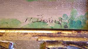 Niet of onleesbaar gesigneerd - N.Bast...?? - Eind 19e eeuw - Boslandschap verkocht voor € 1!