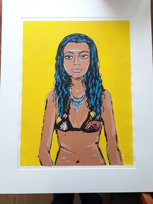 Peter Klashorst - my yellow princess kopen? Bied vanaf 45!