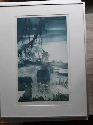 Sjoerd Bakker - Ets, Het dagelijks leven kopen? Bied vanaf 40!