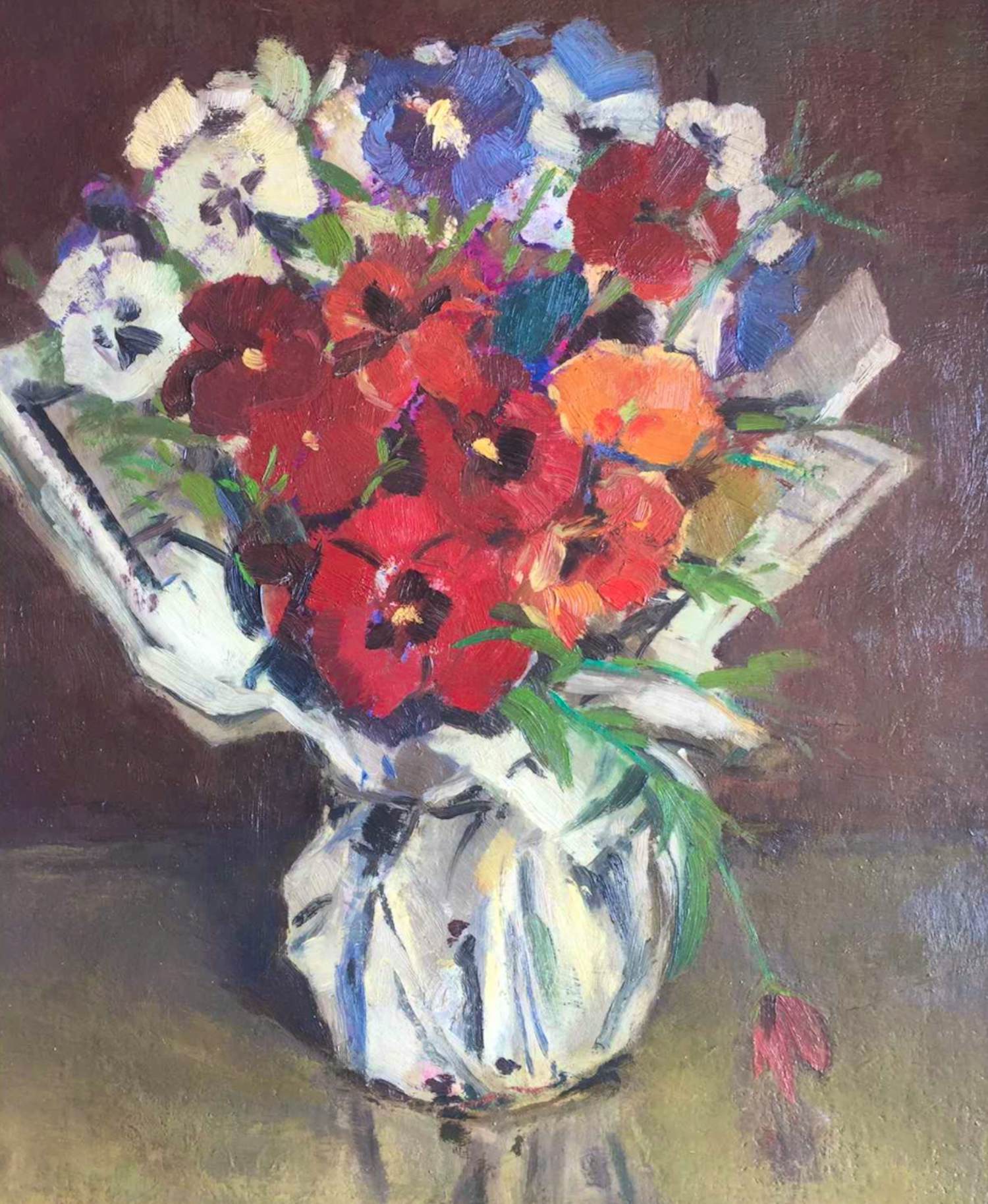 Willem Fekken - voorjaarsboeket met viooltjes kopen? Bied vanaf 175!