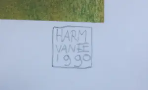 Harm van Ee - Pastel op papier, Organische studie - Ingelijst kopen? Bied vanaf 100!