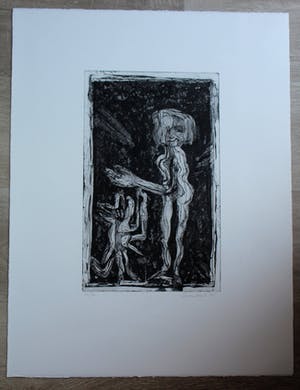 Lucebert - Ets: Paradijs + gedicht - 1981 kopen? Bied vanaf 150!