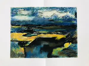 Jelle Hoogstra - Berglandschap augustus 1983 kopen? Bied vanaf 60!