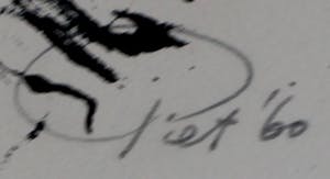 Piet van Stuivenberg - Litho: Abstracte compositie - 1960 kopen? Bied vanaf 39!