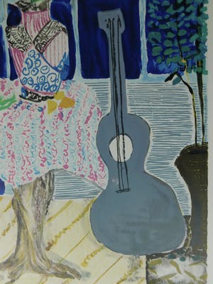 Wendy Chazin - Composition with Guitar and Vase kopen? Bied vanaf 30!