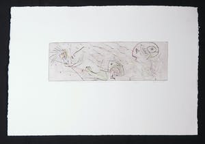 Henk Visch - Handgekleurde ets, Voorgaan Spiegelend in doorzichtigheid nr. 14 kopen? Bied vanaf 40!