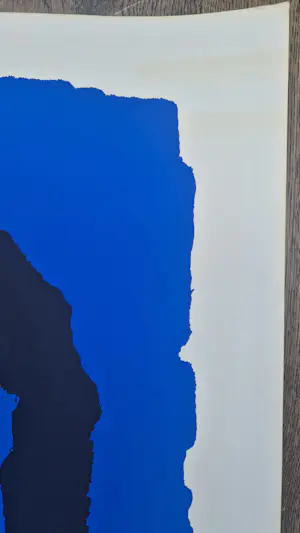 Bram Bogart - Blauw - Zwart handgesigneerde litho 1978 kopen? Bied vanaf 645!