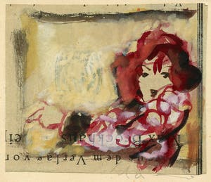 Max Schwimmer - Dame mit roten Haaren kopen? Bied vanaf 490!