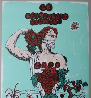 Damien Deroubaix - Plakat Beaujolais Nouveau Georges Duboeuf 2011 kopen? Bied vanaf 80!