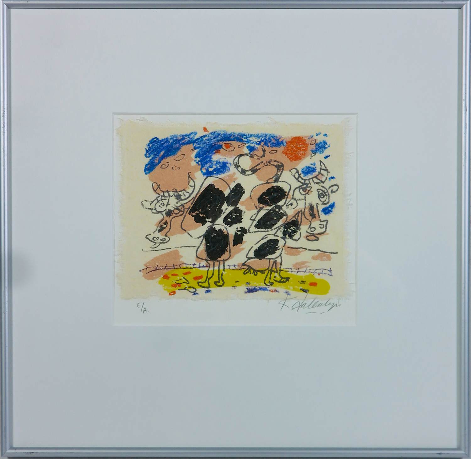 Kees Salentijn - Litho op papier, Vacos - Ingelijst kopen? Bied vanaf 50!