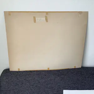 Sees Vlag - Bruine tafel , blauwe schotel kopen? Bied vanaf 95!