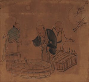 Niet of onleesbaar gesigneerd - Lot van drie verschillende items kopen? Bied vanaf 1!