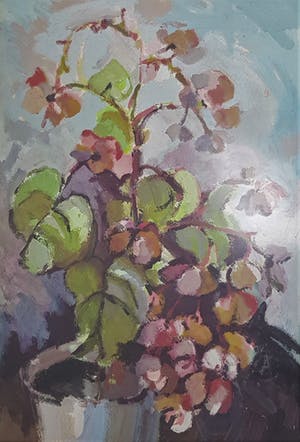 Ank Overweel - Stilleven met bloemen kopen? Bied vanaf 10!