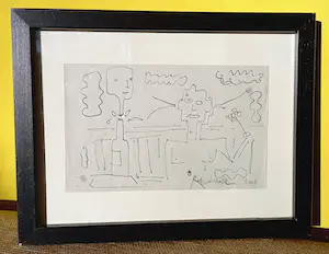 Rob Scholte - Geest uit de fles, originele tekening (ingelijst) kopen? Bied vanaf 1!