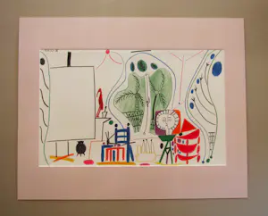 AcheterPablo Picasso - ATELIER VILLA CALIFORNIE 1955 CERCLE d´ART PARIS? Enchérissez de 250!