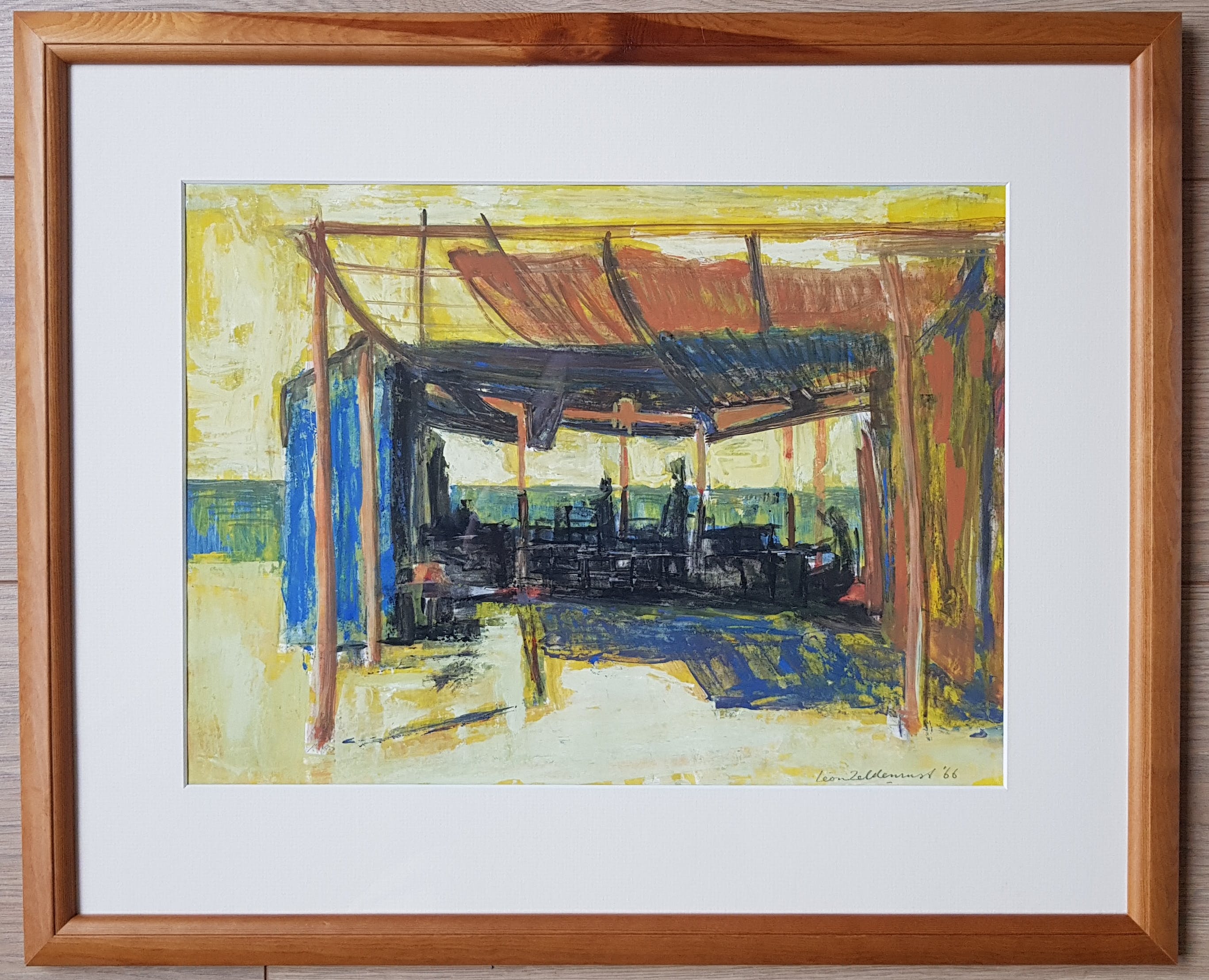 Leon Zeldenrust - Gouache/gem. techn. Z.t., 1966 kopen? Bied vanaf 60!