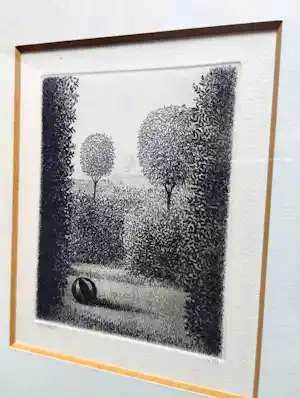 Dolf Zwerver - Geen titel -ets circa 1980- verkauft für € 70!