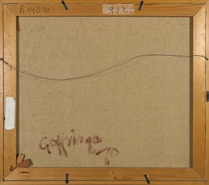 Gerrit Offringa - Acryl op doek, Abstracte compositie - Ingelijst kopen? Bied vanaf 1!