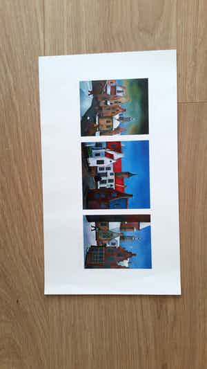 Toon Tieland - Amersfoort drieluik verkocht voor € 45!