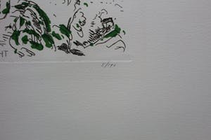 Pieter Holstein - Hand ingekleurde ets: kracht kopen? Bied vanaf 60!