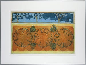 Lukie de Bree - Ets en aquatint, Een robijn - Ingelijst kopen? Bied vanaf 40!