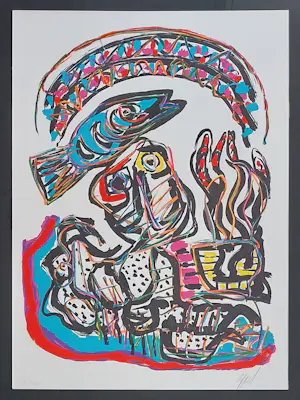 Karel Appel - Cobra figuur - oplage 7 van 10 kopen? Bied vanaf 595!