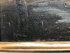 Niet of onleesbaar gesigneerd - Peellandschap met knotwilgen. kopen? Bied vanaf 1!