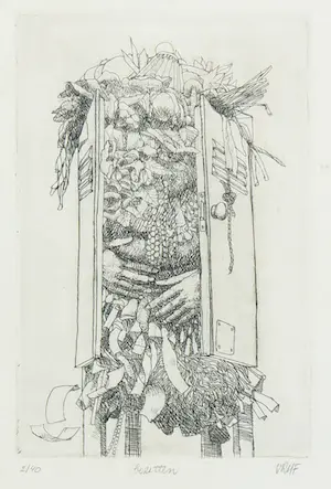 Gradus Verhaaf - Ets, Bezitten kopen? Bied vanaf 1!