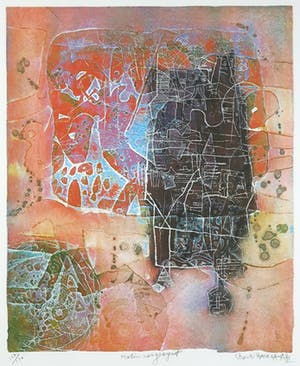 Soichi Hasegawa - Ets en aquatint, Matin rougeoyant - Ingelijst kopen? Bied vanaf 50!