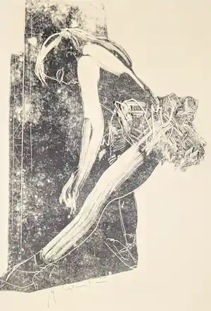 AcheterJef Wauters - ballerina monotype? Enchérissez de 95!