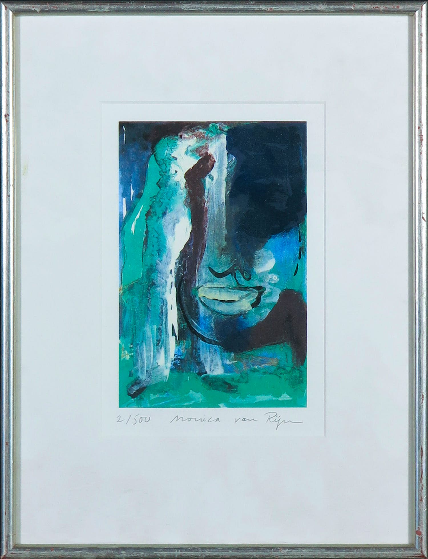 Monica van Rijn - Zonder titel (Abstracte compositie) kopen? Bied vanaf 20!