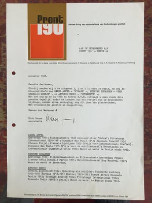 Karel Appel - Personnage kopen? Bied vanaf 450!