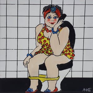 Anke Peddemors - kunst voor in het kleinste kamertje kopen? Bied vanaf 15!