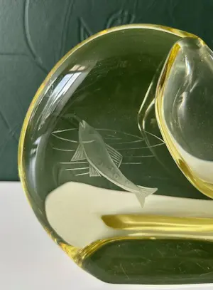 Zelezny Brod Sklo - asbak citroengeel Miloslav Klinger kopen? Bied vanaf 59!