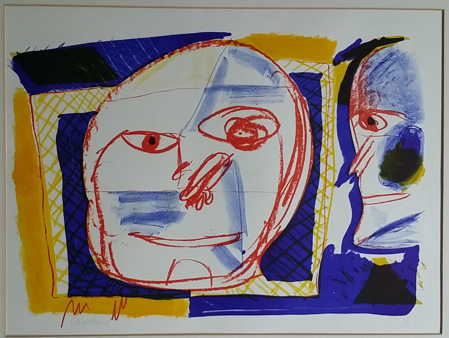 Lucebert - Zeldzame HC - hors Commerce Litho uit +/- 1965 verkocht voor € 385!