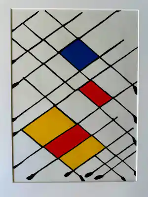Alexander Calder - Litho abstract verkauft für € 50!