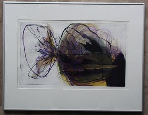 Hans Vredegoor - ingelijste ets: open up - 1988 kopen? Bied vanaf 35!