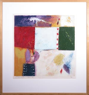 Alexander Vogels - Zeefdruk, Zonder titel - Ingelijst kopen? Bied vanaf 35!