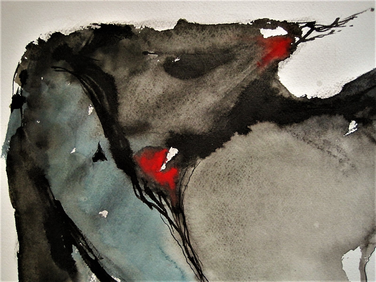 Jos Schimmer - Haarlems Abstract Expressionist - Gouache uit 2005 - gesigneerd kopen? Bied vanaf 1!